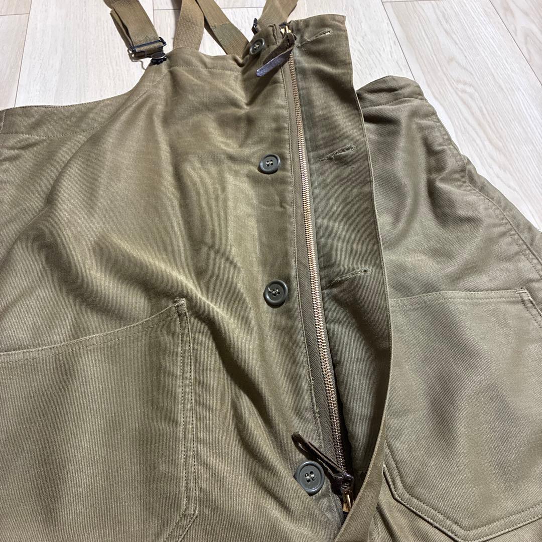40's usnavy n1 デッキパンツ　ビンテージ　オーバーオール　usn