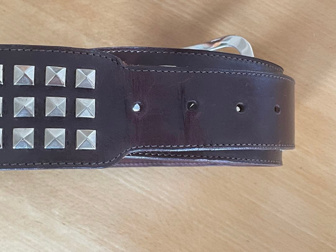 【あぜ】バーバリープローサム　スタッズベルト2種