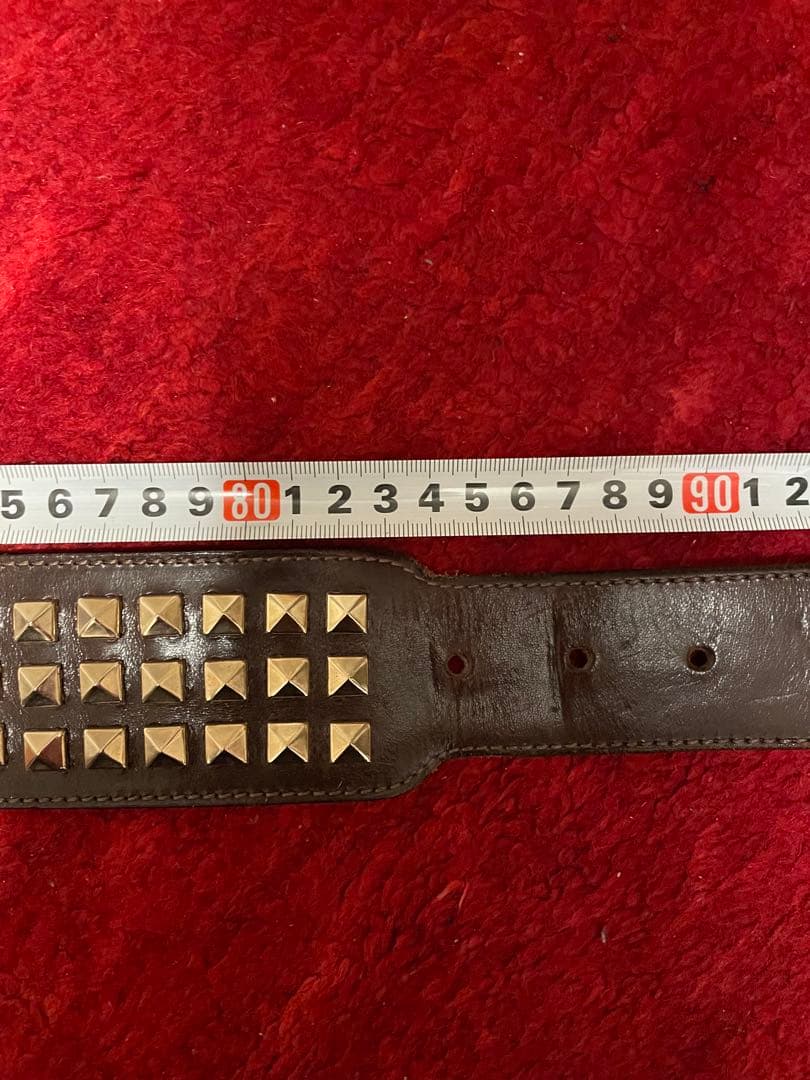 【あぜ】バーバリープローサム　スタッズベルト2種