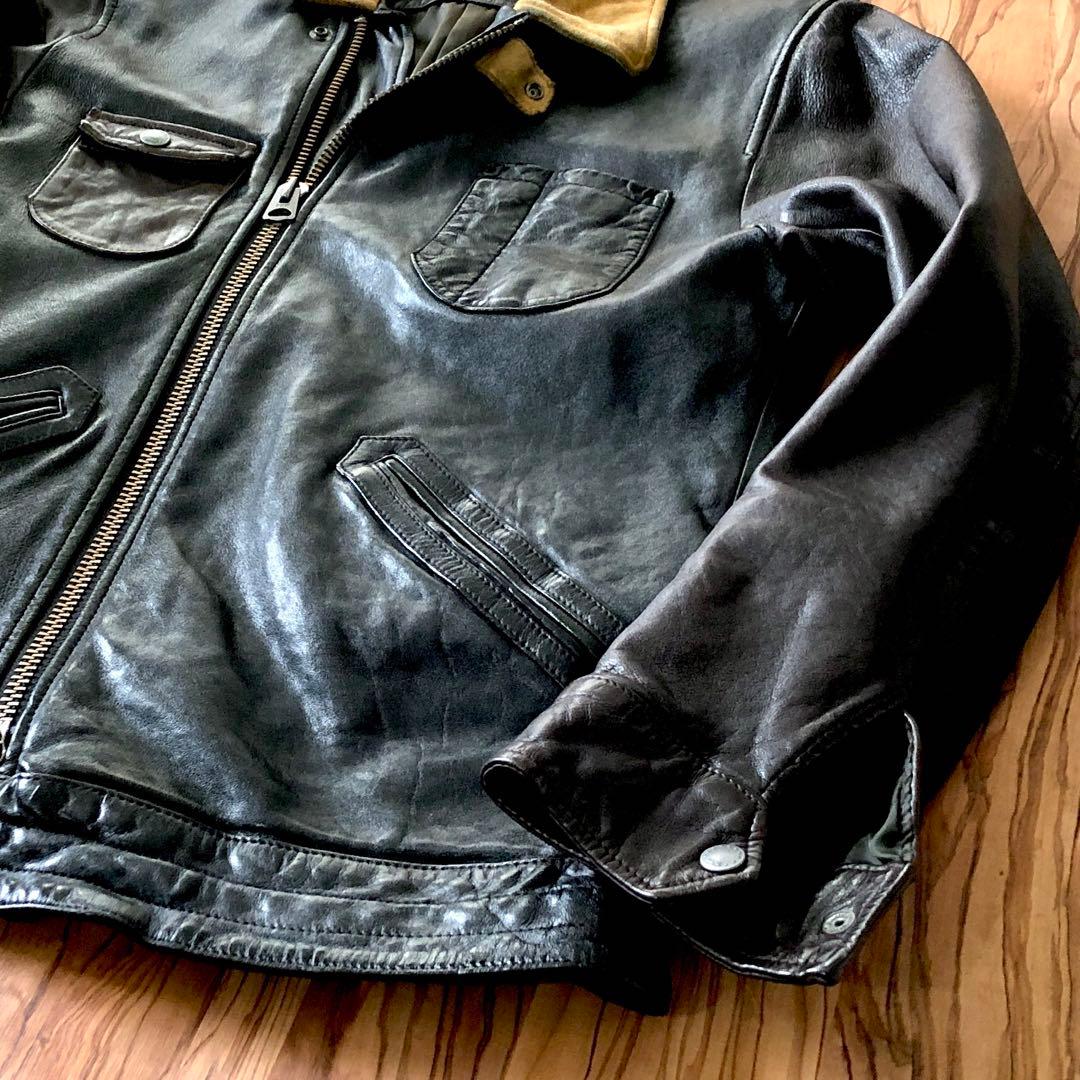 超美品／岩田剛典着用／Mサイズ／グラム glamb／レザージャケット／ライダース