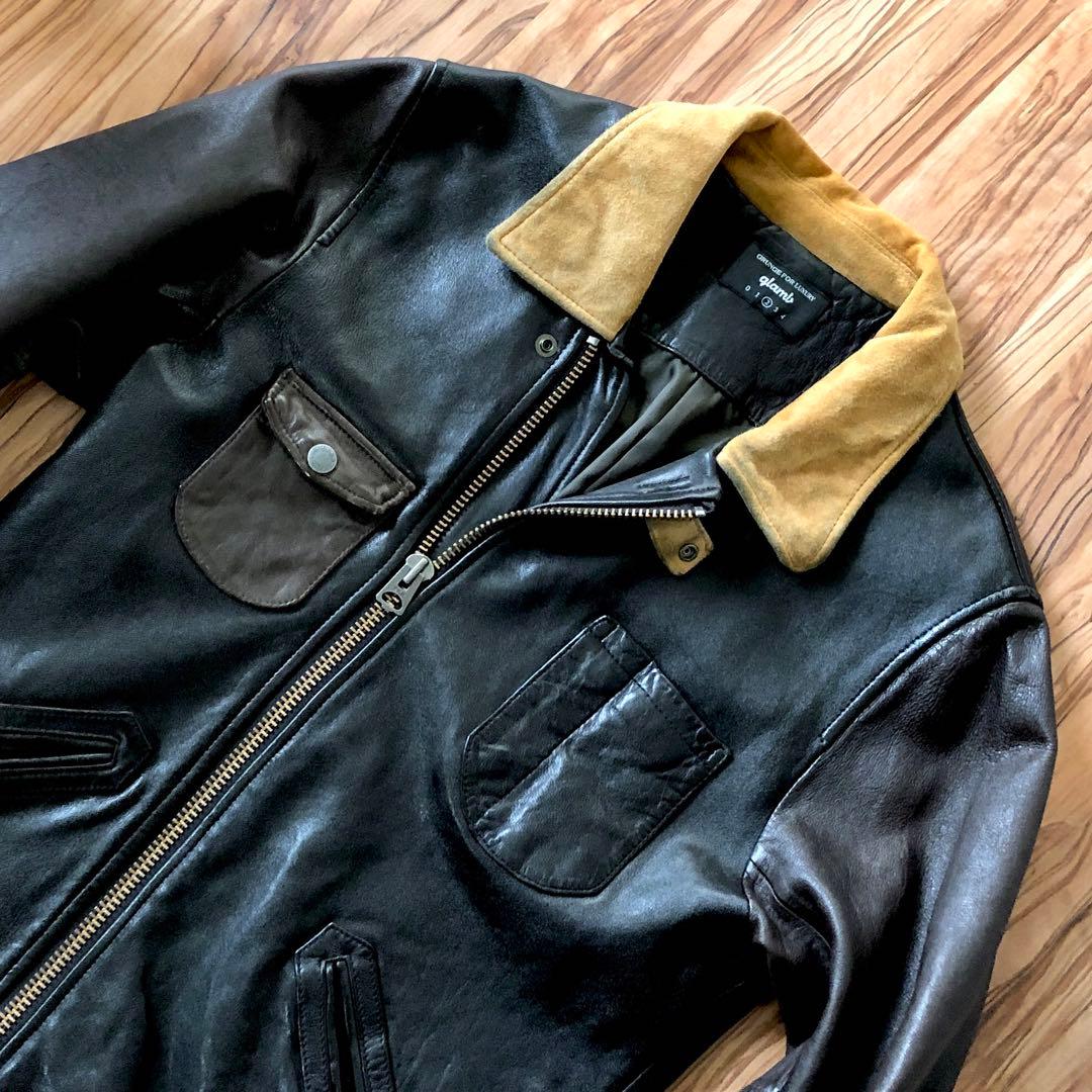 超美品／岩田剛典着用／Mサイズ／グラム glamb／レザージャケット／ライダース