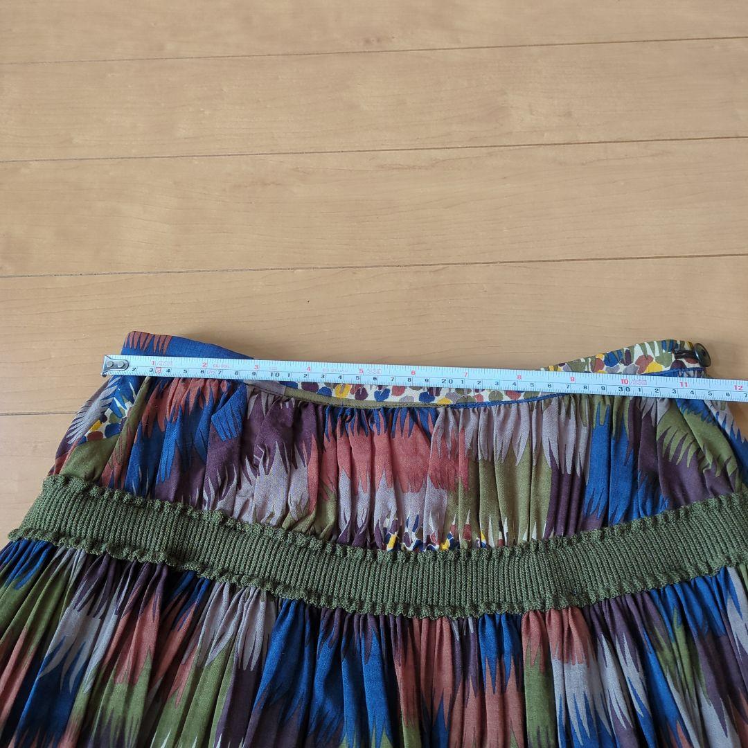 ミナペルホネンウール混スカート　皆川明　morino.kumasan