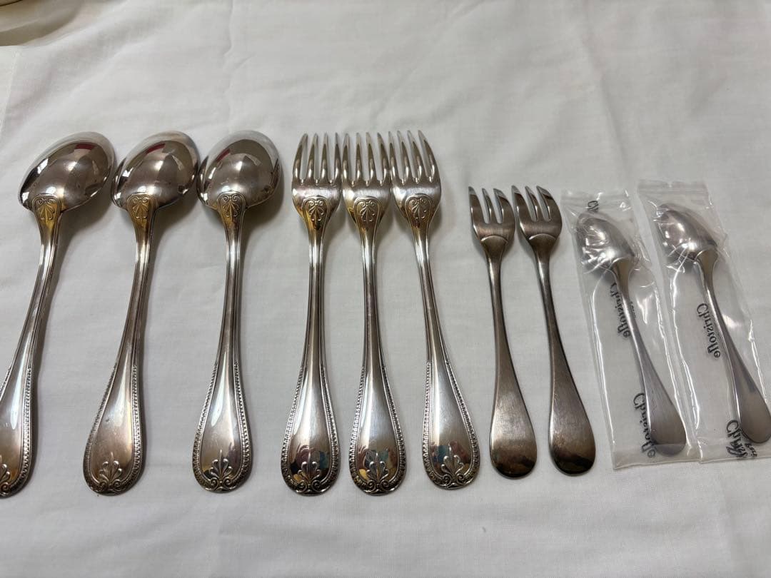 【新品未使用】クリストフル★カトラリーセット12点★スプーン★フォーク