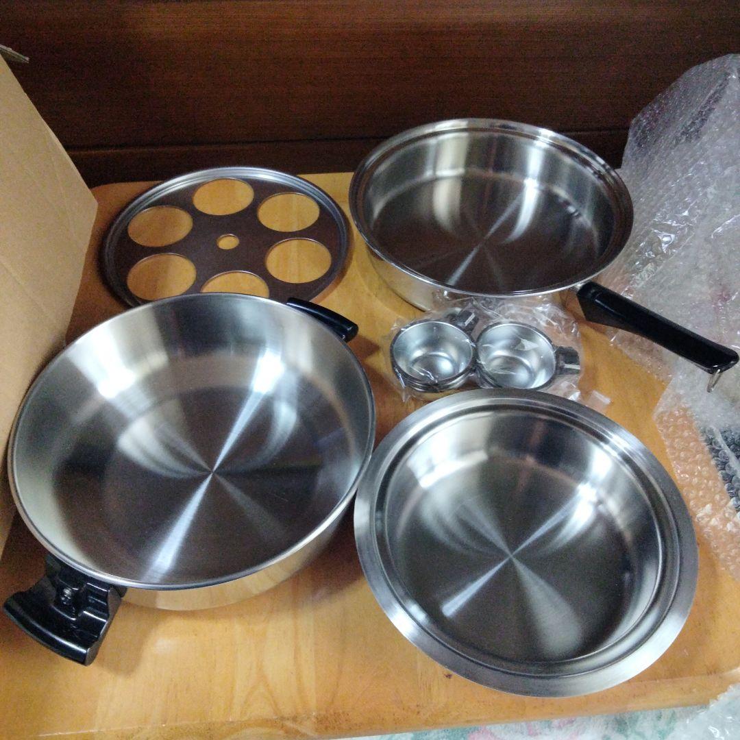 ま*ん様 ★新品未使用 ★ Amway★　ステンレス鍋・フライパンセット