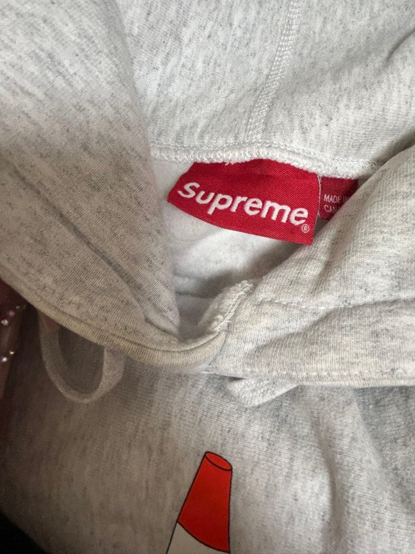 Supreme シュプリーム　コーンパーカー 19AW M グレー