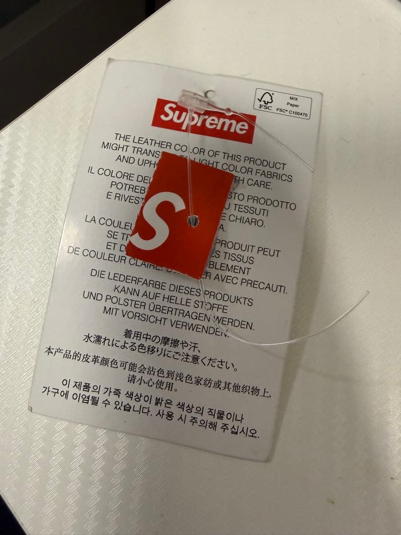 タグ有supreme Studded Hooded Leather Jacket