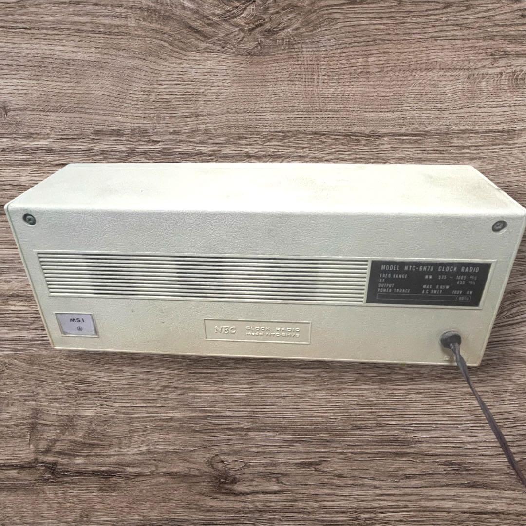 昭和レトロNEC 新日本電気６石トランジスターラジオNTC-6H78アンティーク
