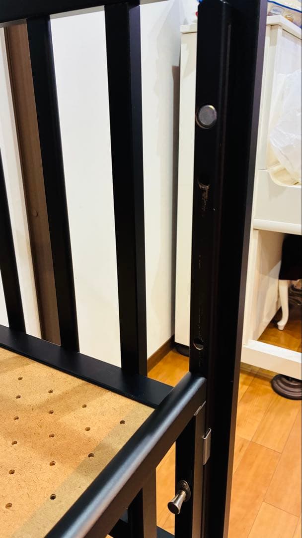 ヤマサキ ベビーベッド ミニサイズ ツーオープン（国産・ハイタイプ）