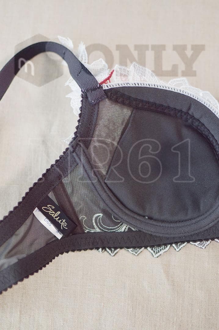 【ワケアリ】D65　P-UPブラ　サルート　97G　マレフィセント　日本製