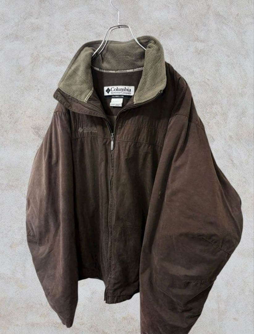 Columbia コロンビア 中綿ジャケット L 厚手 ブラウン 秋冬