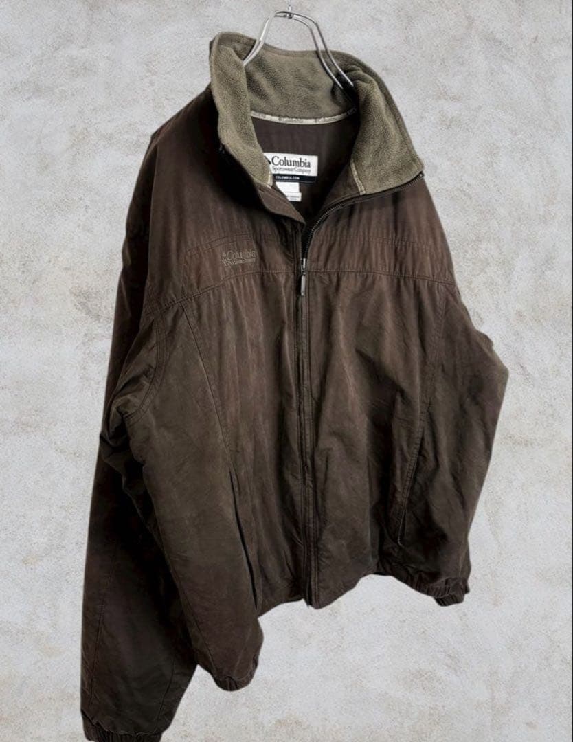 Columbia コロンビア 中綿ジャケット L 厚手 ブラウン 秋冬