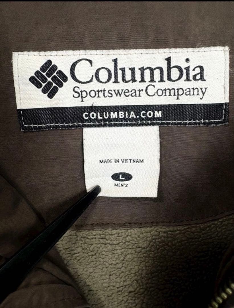 Columbia コロンビア 中綿ジャケット L 厚手 ブラウン 秋冬