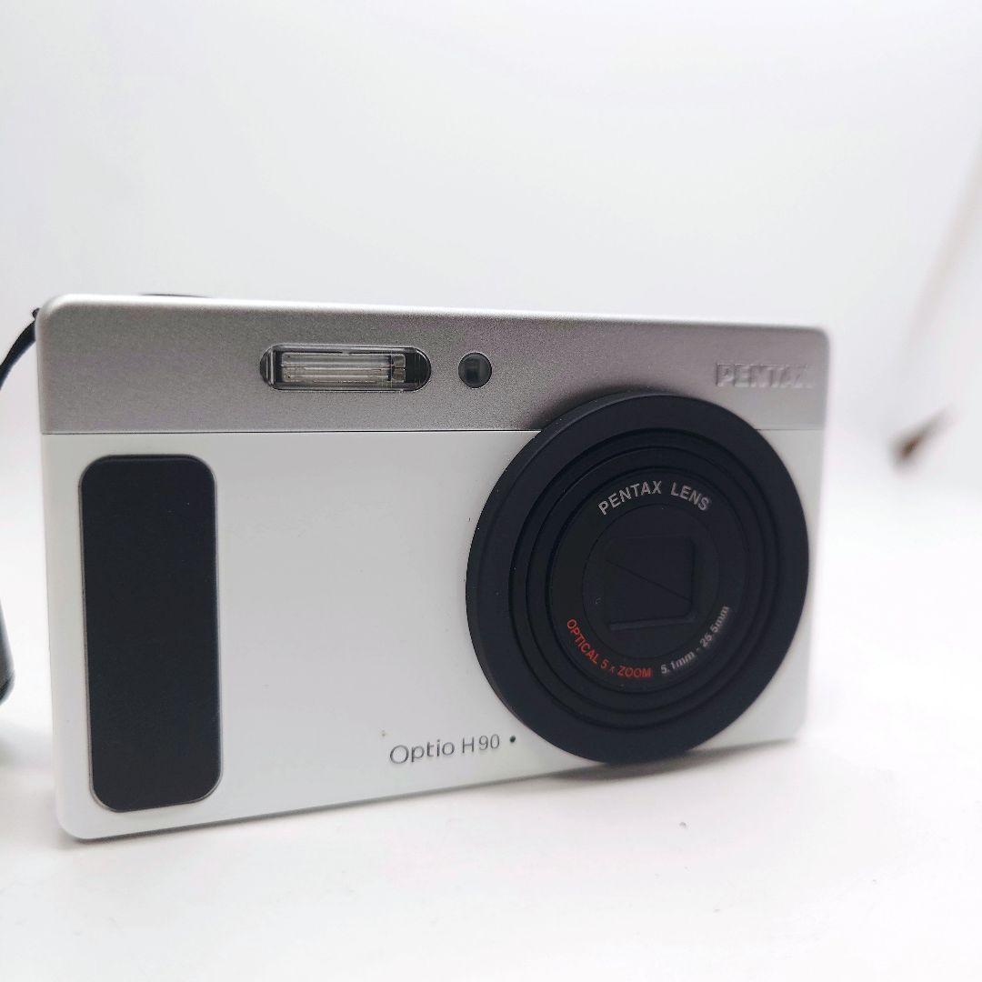 【可愛いすぎるコンデジ】PENTAX optio H90 ホワイト×シルバー
