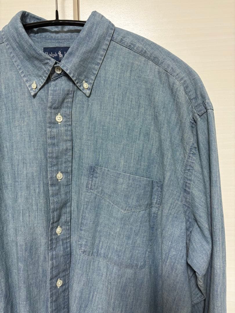 ラルフローレン シャンブレーシャツ M