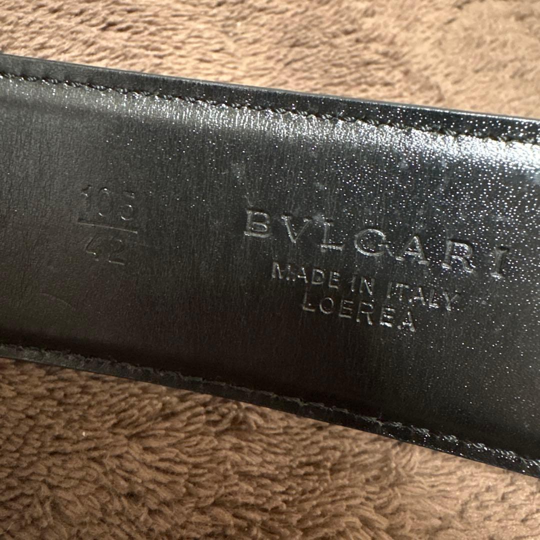 k*e様 BVLGARI ブラック ベルト 42