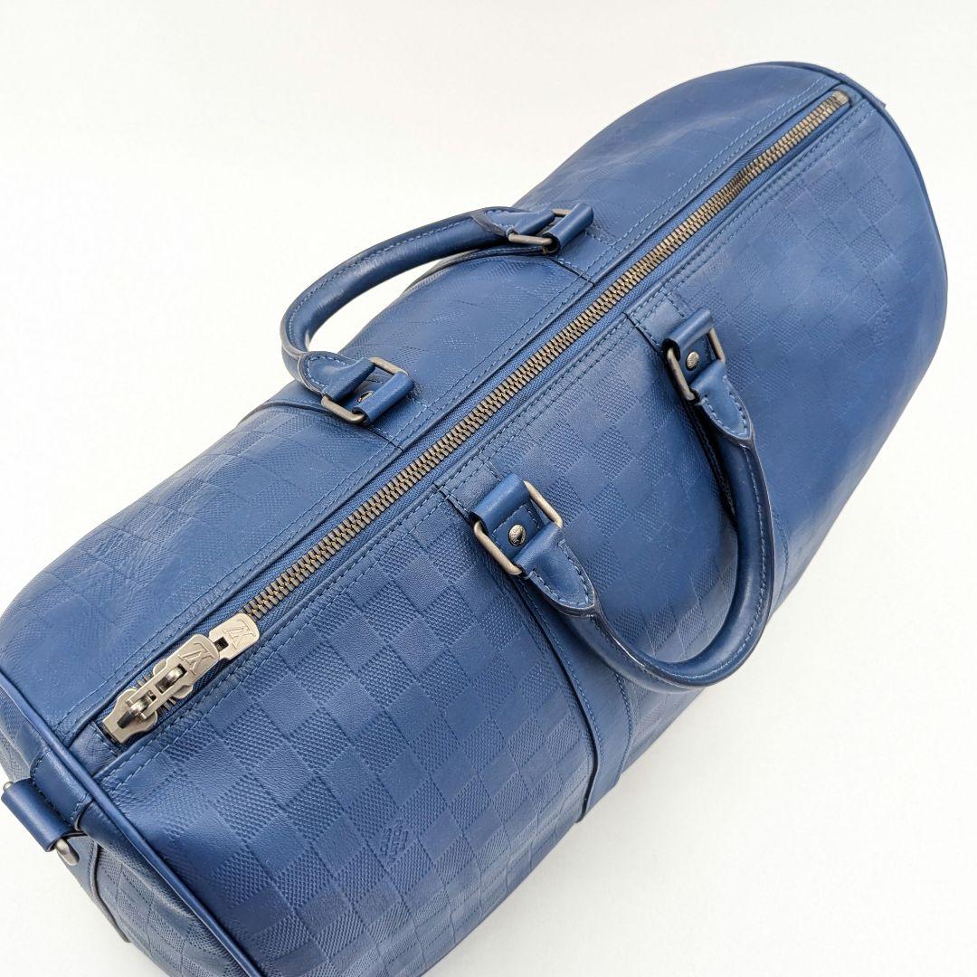 ルイヴィトン ダミエアンフィニ キーポルバンドリエール 45 ボストンバッグ