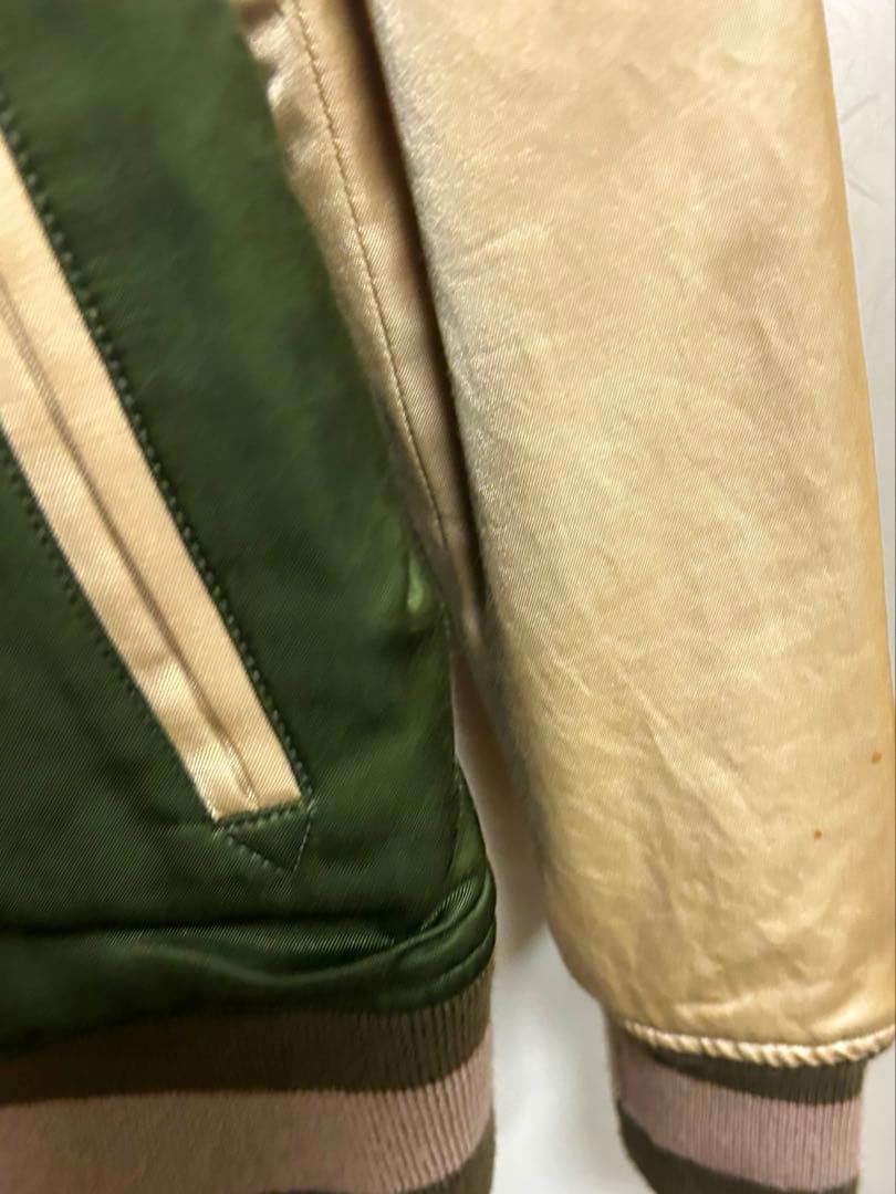 1piu1uguale3 リバーシブル龍刺繍高級スカジャン定価154,000円V