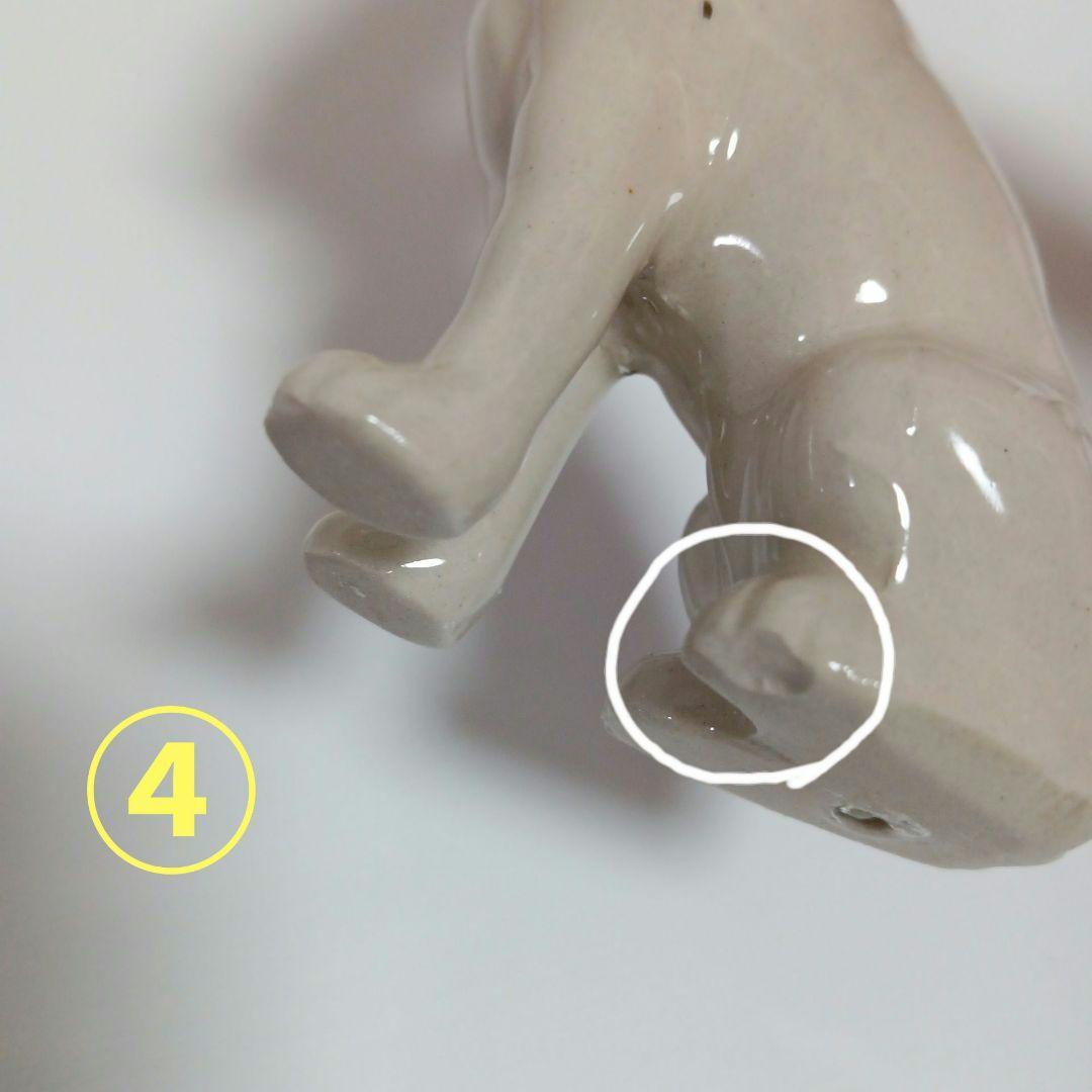 ビクター犬　ニッパー君　昭和レトロ　ヴィンテージ　陶器　置物　6体