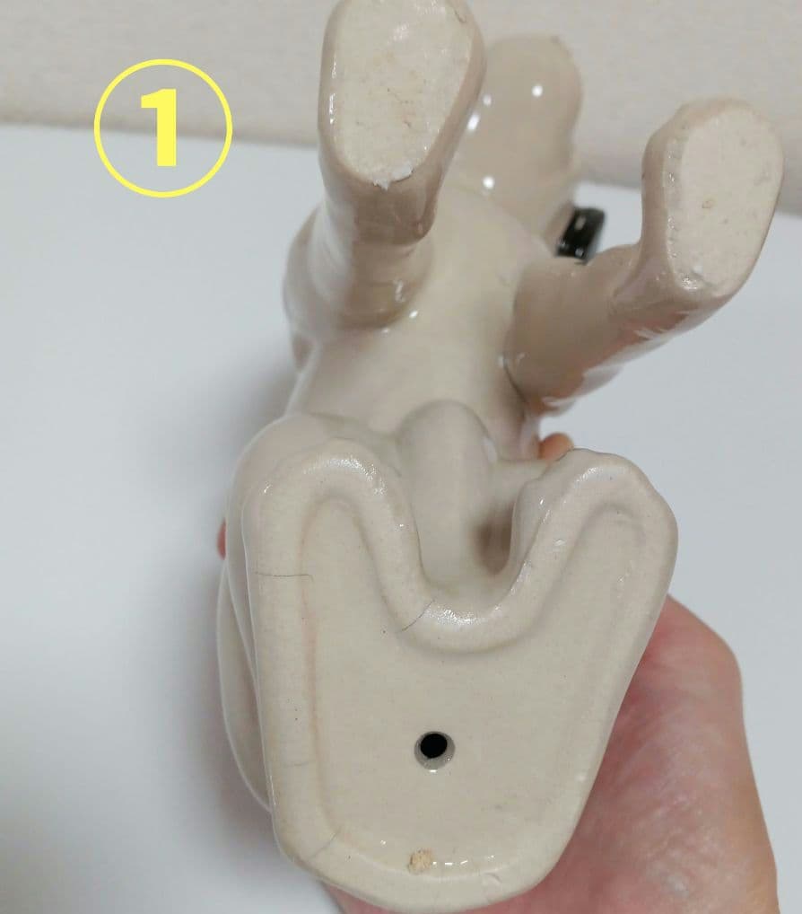 ビクター犬　ニッパー君　昭和レトロ　ヴィンテージ　陶器　置物　6体