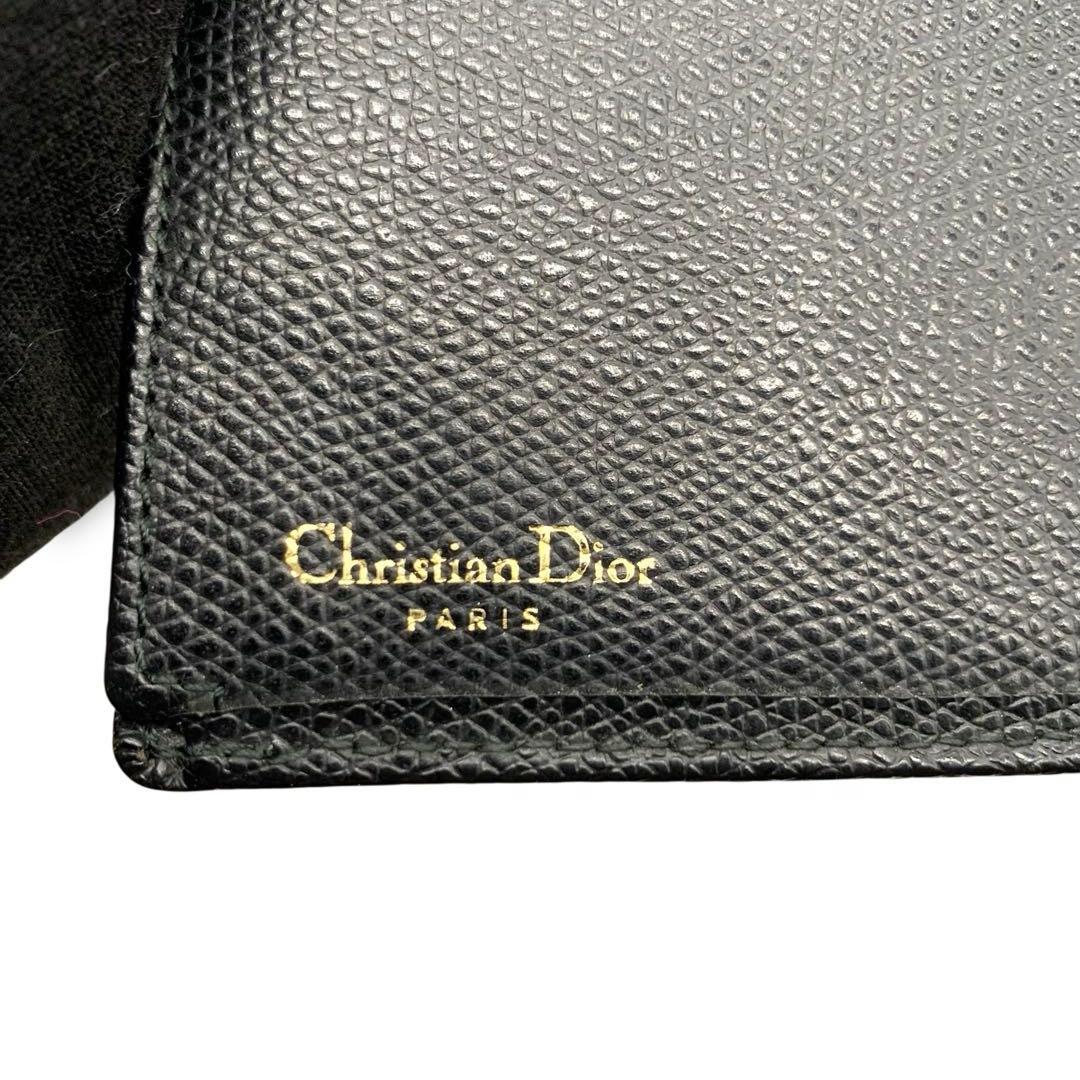 極美品　Christian Dior ブラック 長財布