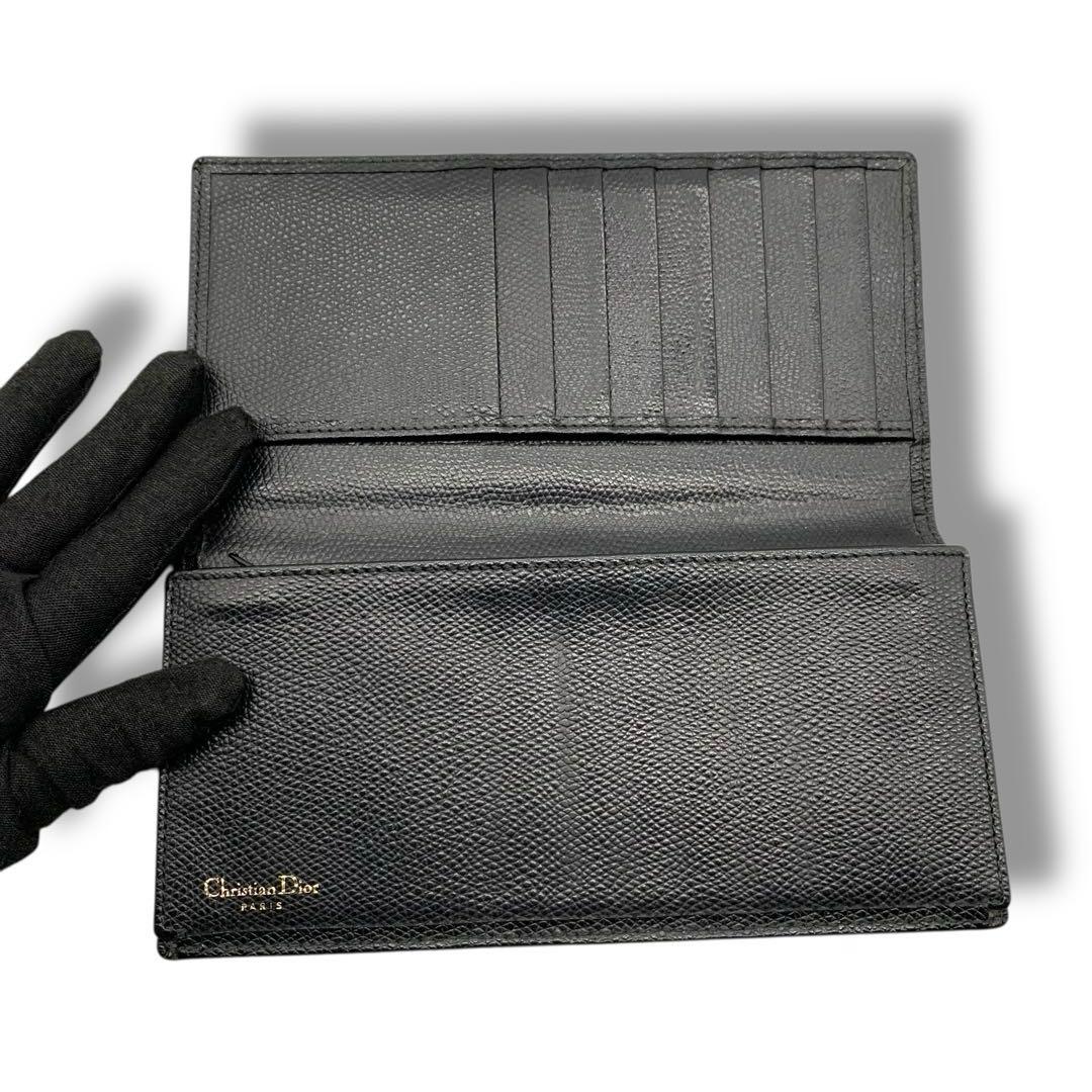 極美品　Christian Dior ブラック 長財布