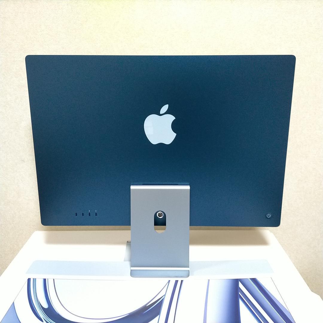保証有キズ有Apple iMac M3 8CPU/10GPU 24インチ ブルー