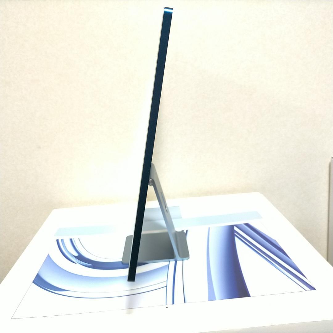 保証有キズ有Apple iMac M3 8CPU/10GPU 24インチ ブルー