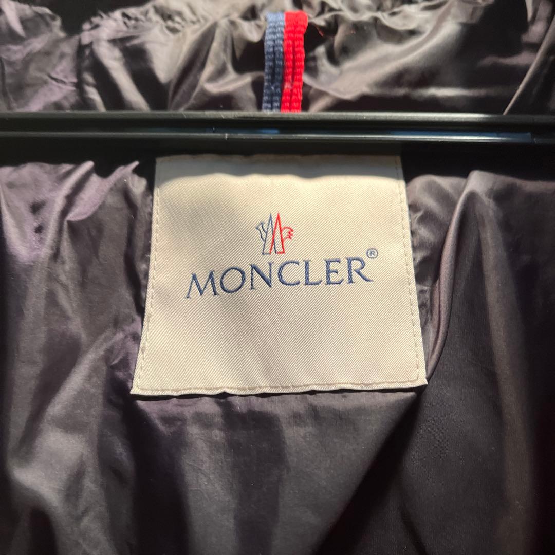 MONCLER ダークグレー ロングダウンジャケット