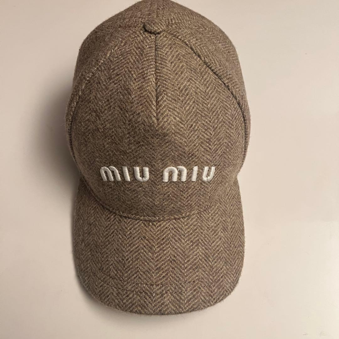 miumiu (ミュウミュウ) ベースボール ウールキャップ