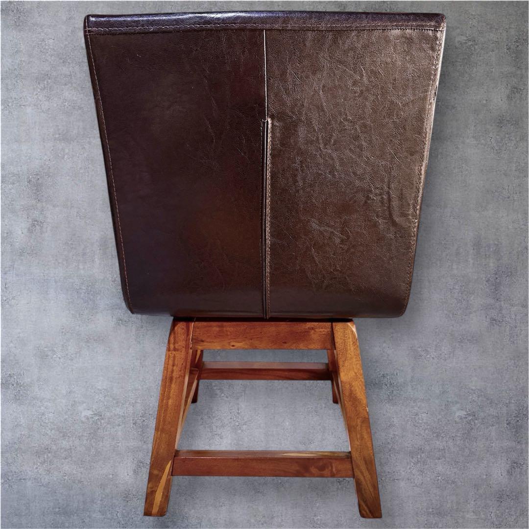 美品✨ MORISHIGE モリシゲ 回転 チェア 椅子 レザー アンティーク