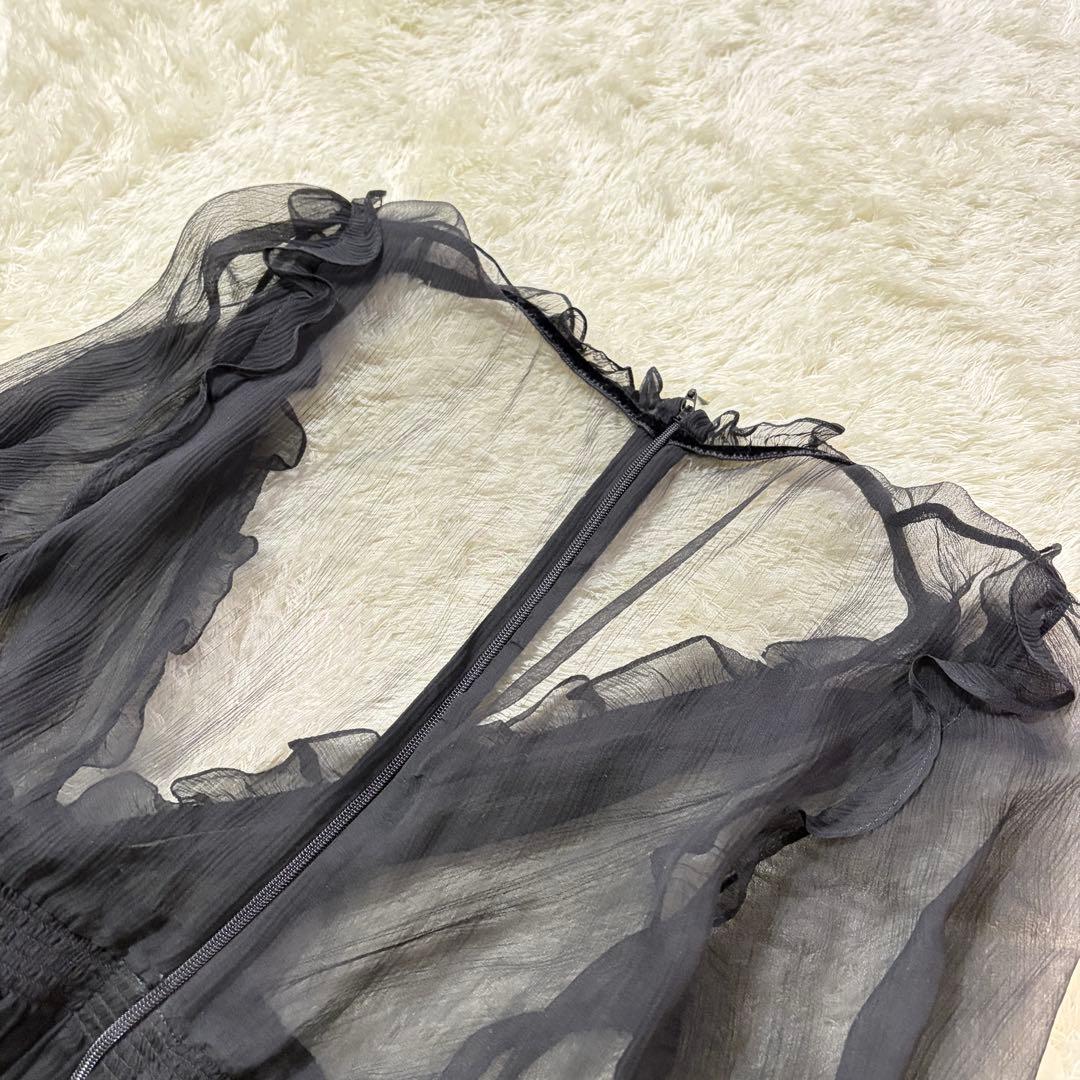 ドルチェ＆ガッバーナ ドルガバ シアー リボン マーメイド ブラウス