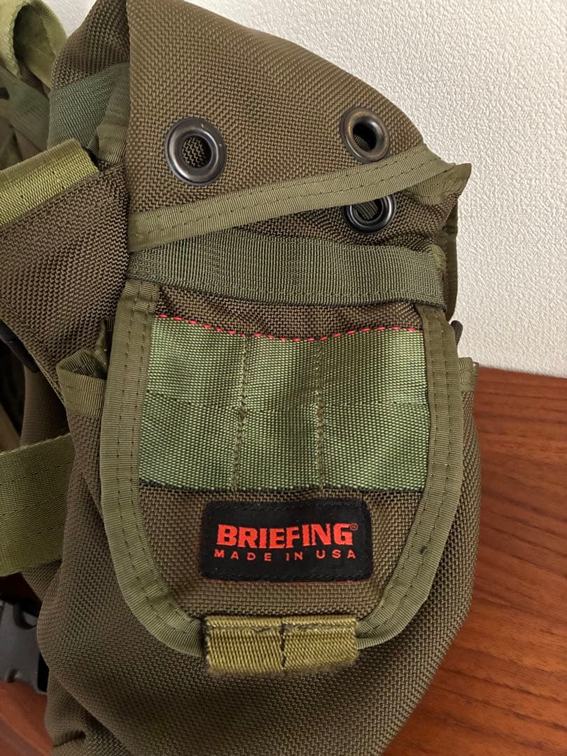 BRIEFING LANCE2 MOS GREEN USA製 w/PAD