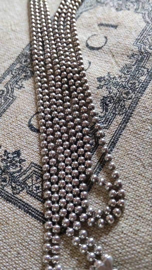 GUCCI グッチ２重ボールチェーン ネックレス 約51cm