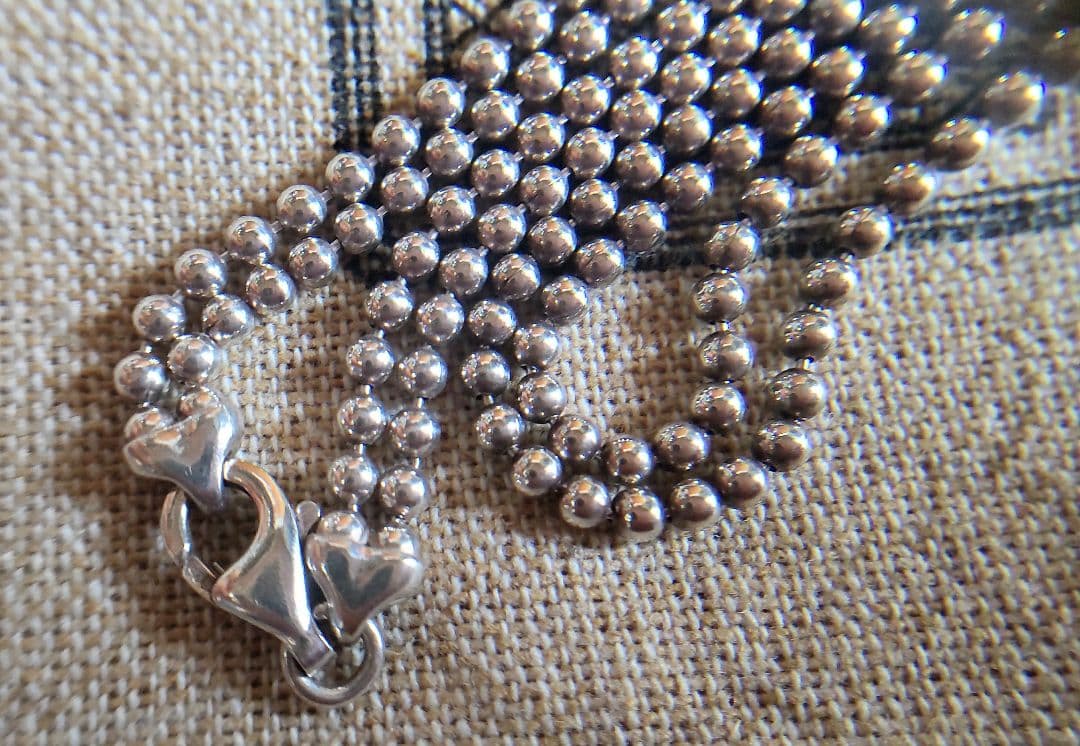 GUCCI グッチ２重ボールチェーン ネックレス 約51cm