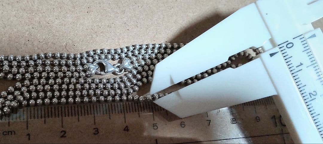 GUCCI グッチ２重ボールチェーン ネックレス 約51cm