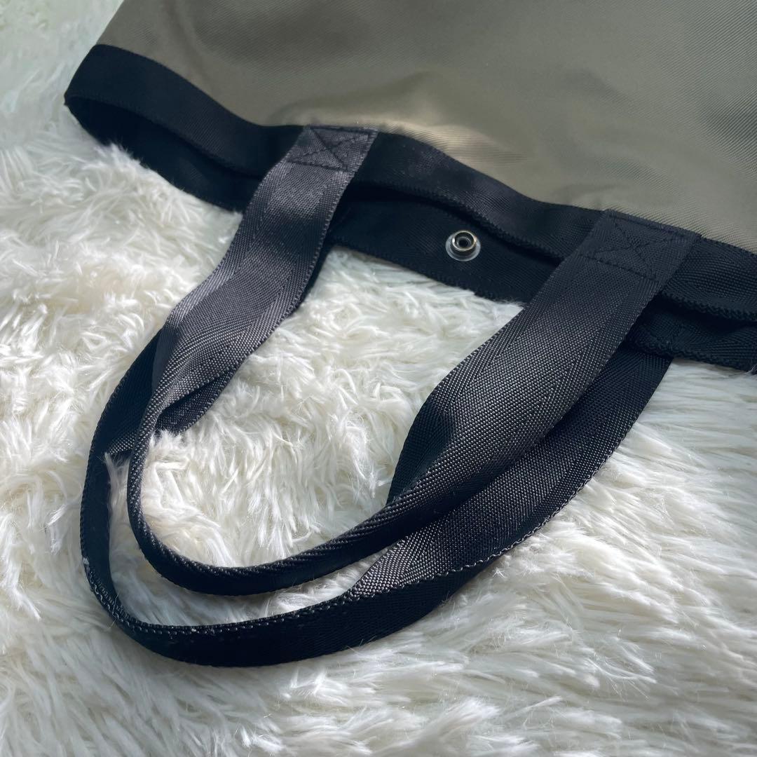 【レア】PORTER ポーター ラウンド トートバッグ カーキ A4収納可