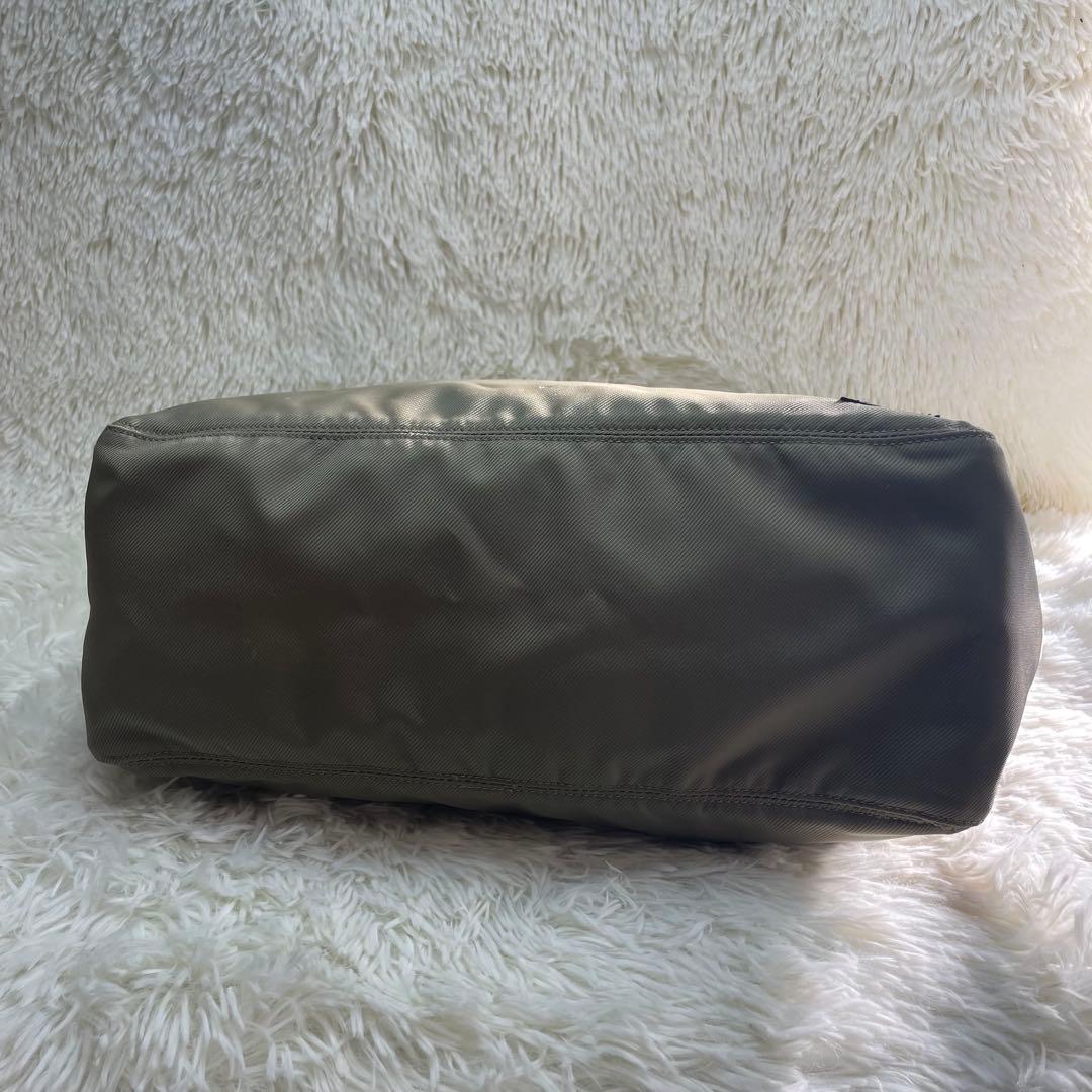 【レア】PORTER ポーター ラウンド トートバッグ カーキ A4収納可