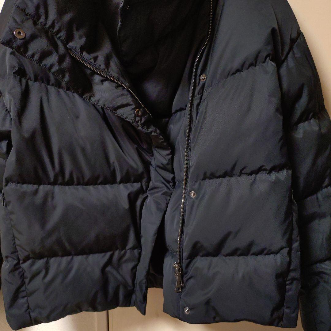 美品 Theory 現行タグ 黒 ダウン ショート スタンドカラー　軽くて暖かい