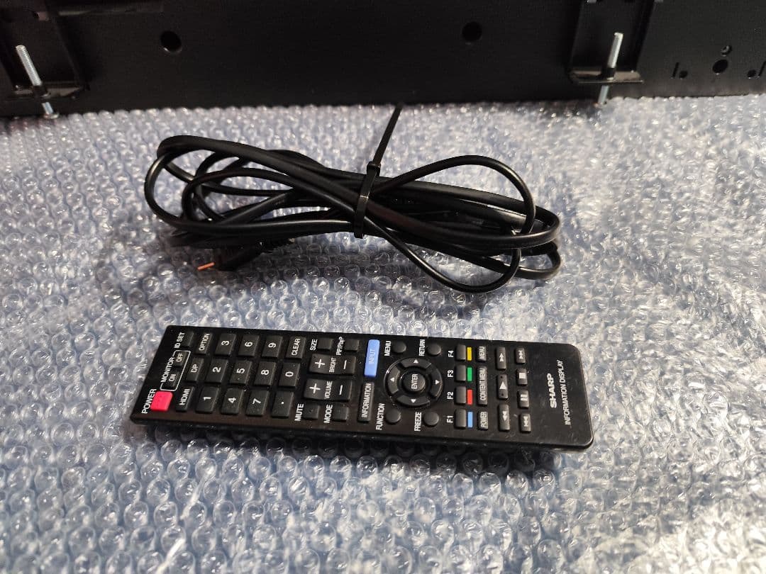 スタンド付 SHARP インフォメーションディスプレイ55V型 PN-HW551