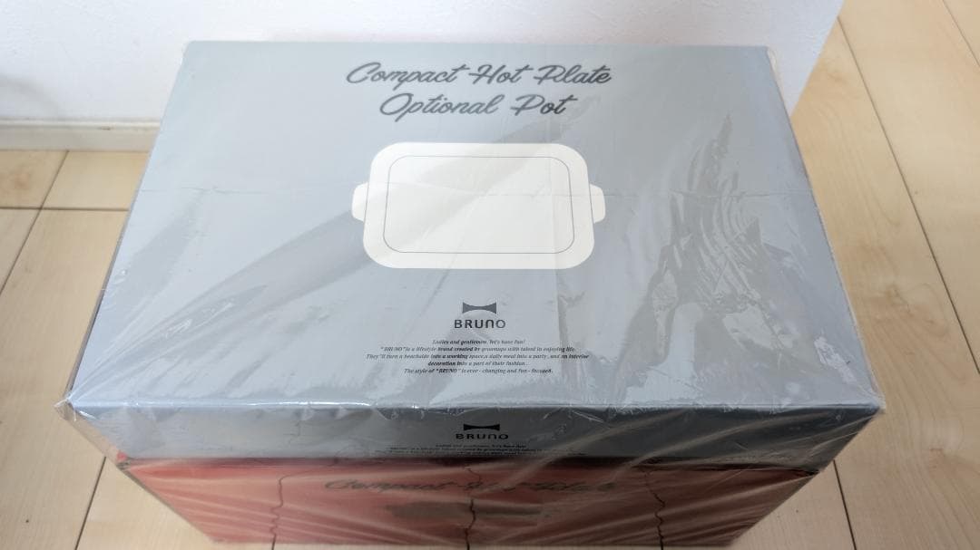 【新品・未使用】BRUNO コンパクトホットプレート+セラミックコート鍋セット