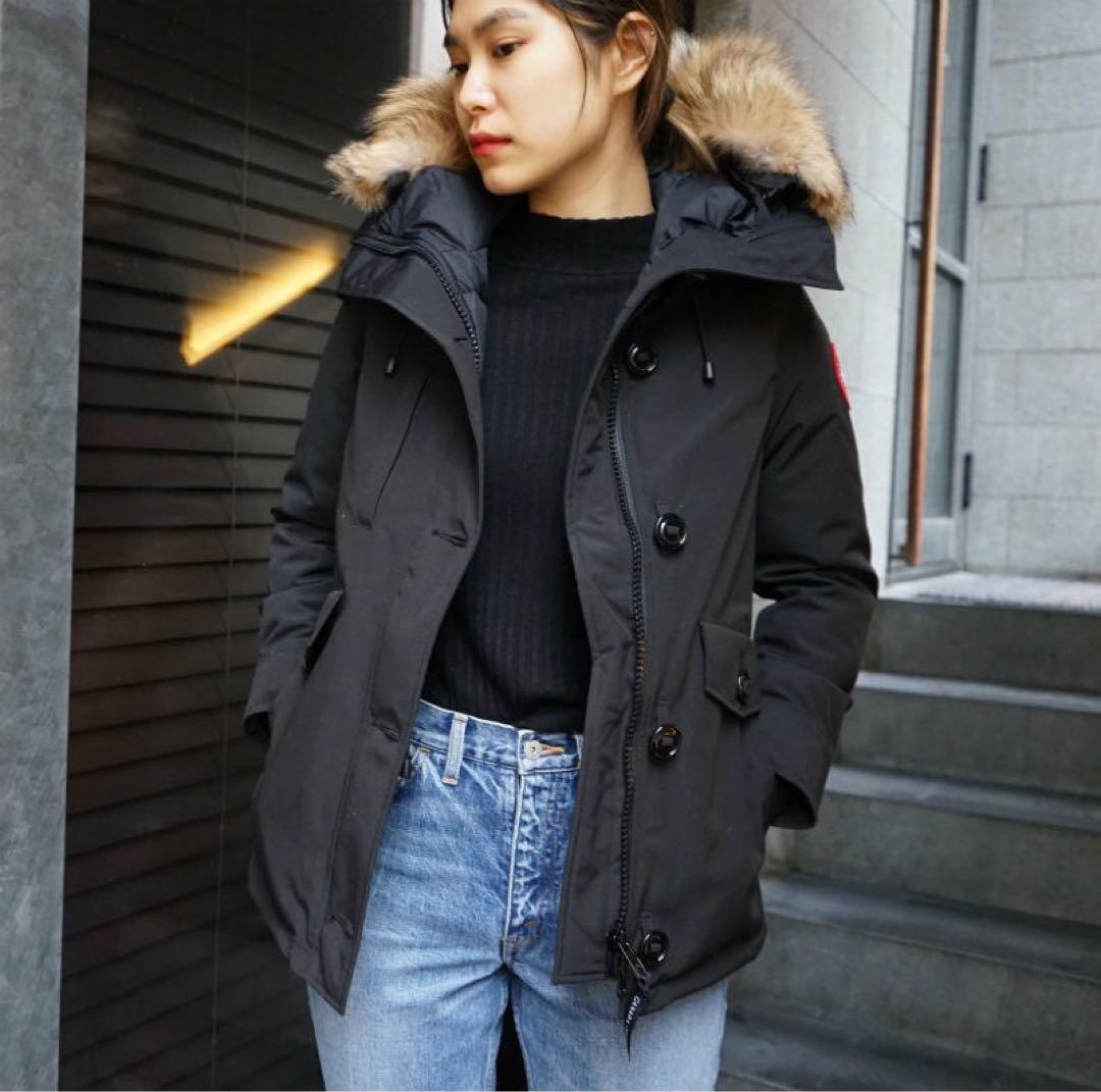 カナダグース シャーロットパーカー BLK size S