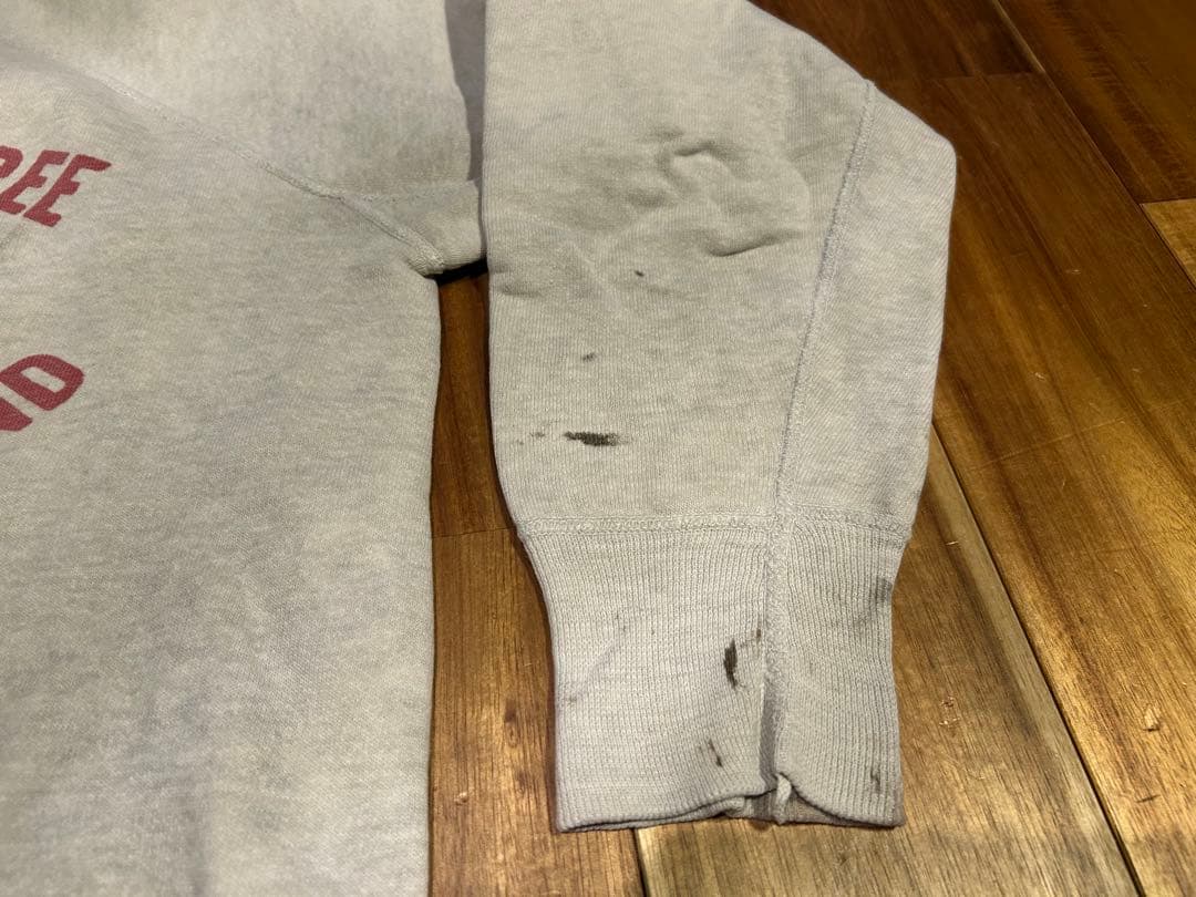 vintage 50's boy scout 染み込みプリント　スウェット