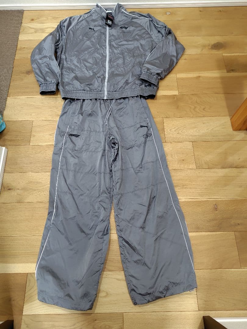 【Puma】 F1 コラボ ジャージ上下セット グレー