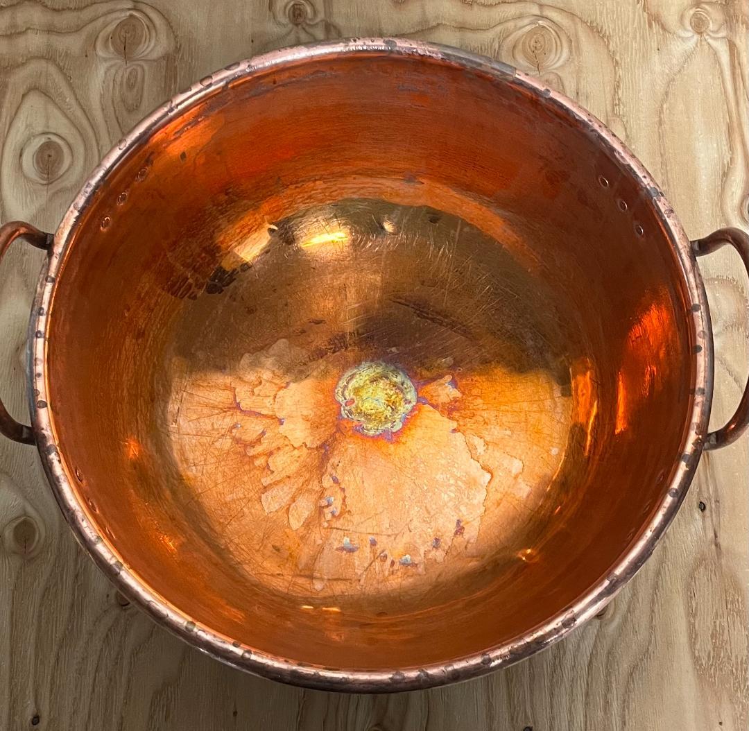 中古品 銅製鍋 銅鍋 銅なべ 銅ナベ 業務用 家庭用 和菓子 店舗用品 調理用品
