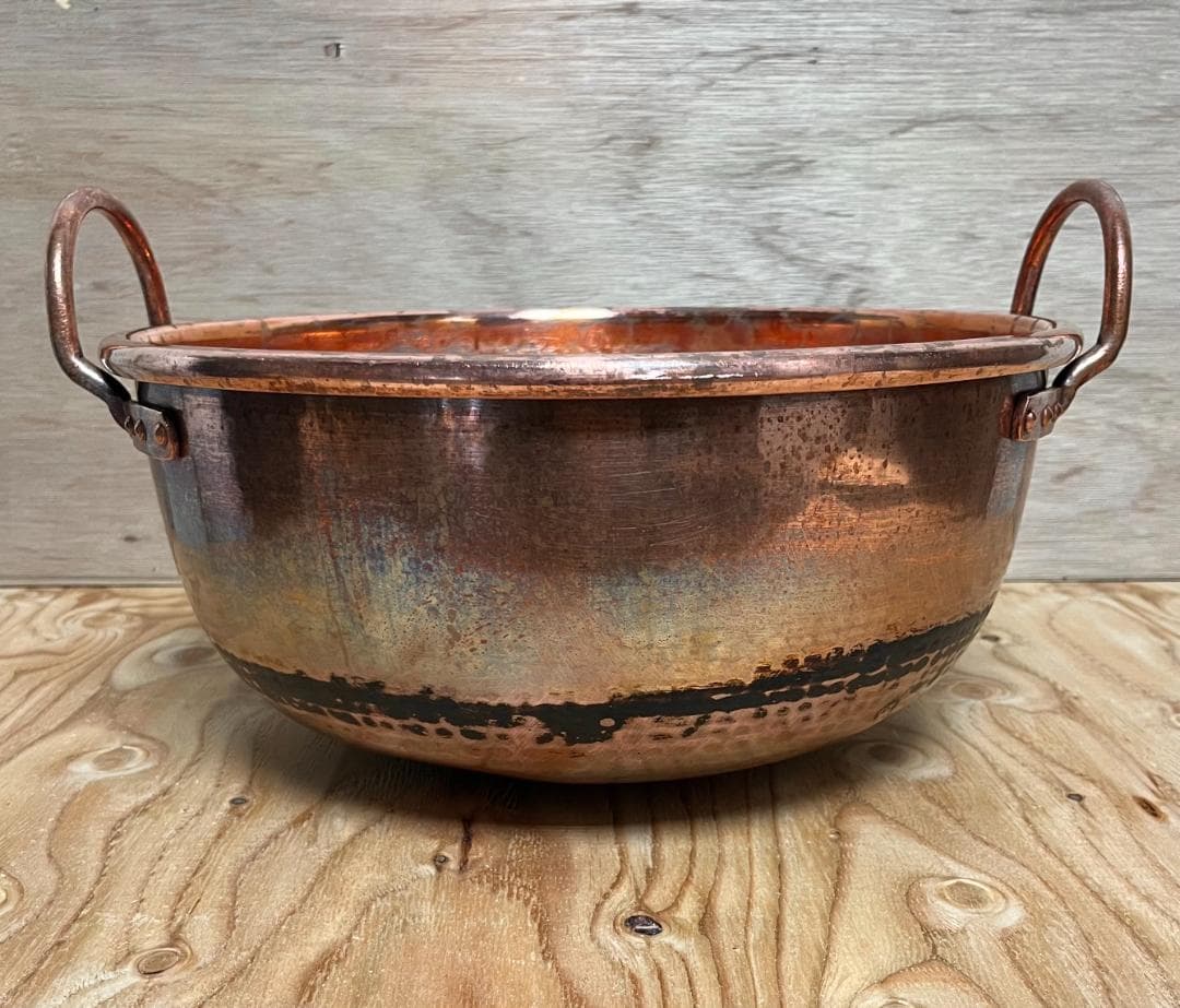 中古品 銅製鍋 銅鍋 銅なべ 銅ナベ 業務用 家庭用 和菓子 店舗用品 調理用品