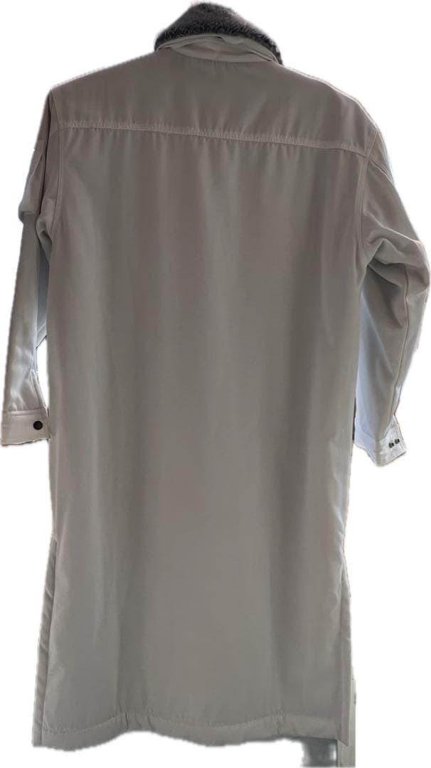 寅壱 TORAICHI ロングコート ドカジャン ホワイト　3L 刺繍入