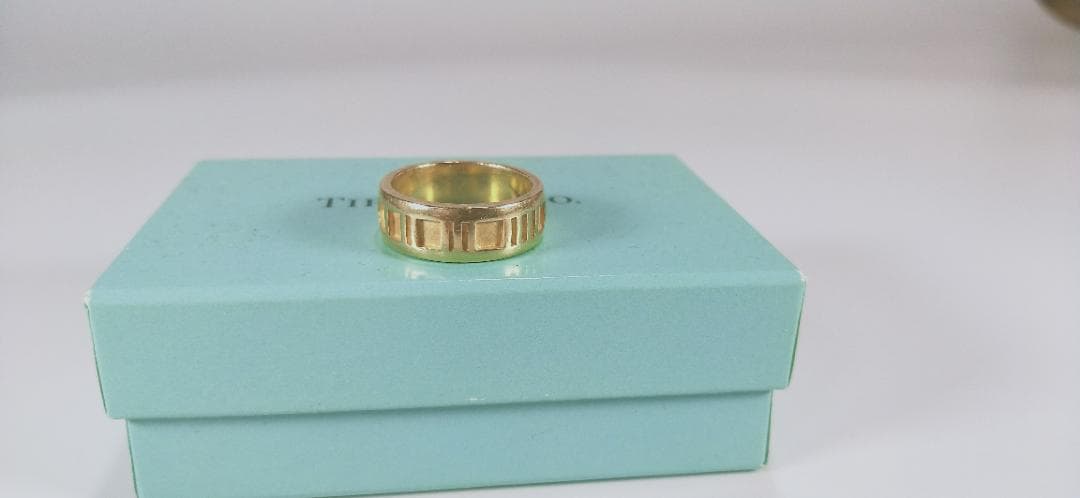 パ*ダ様 Tiffany&Co. ティファニー リング　アトラス　ゴールドカラー