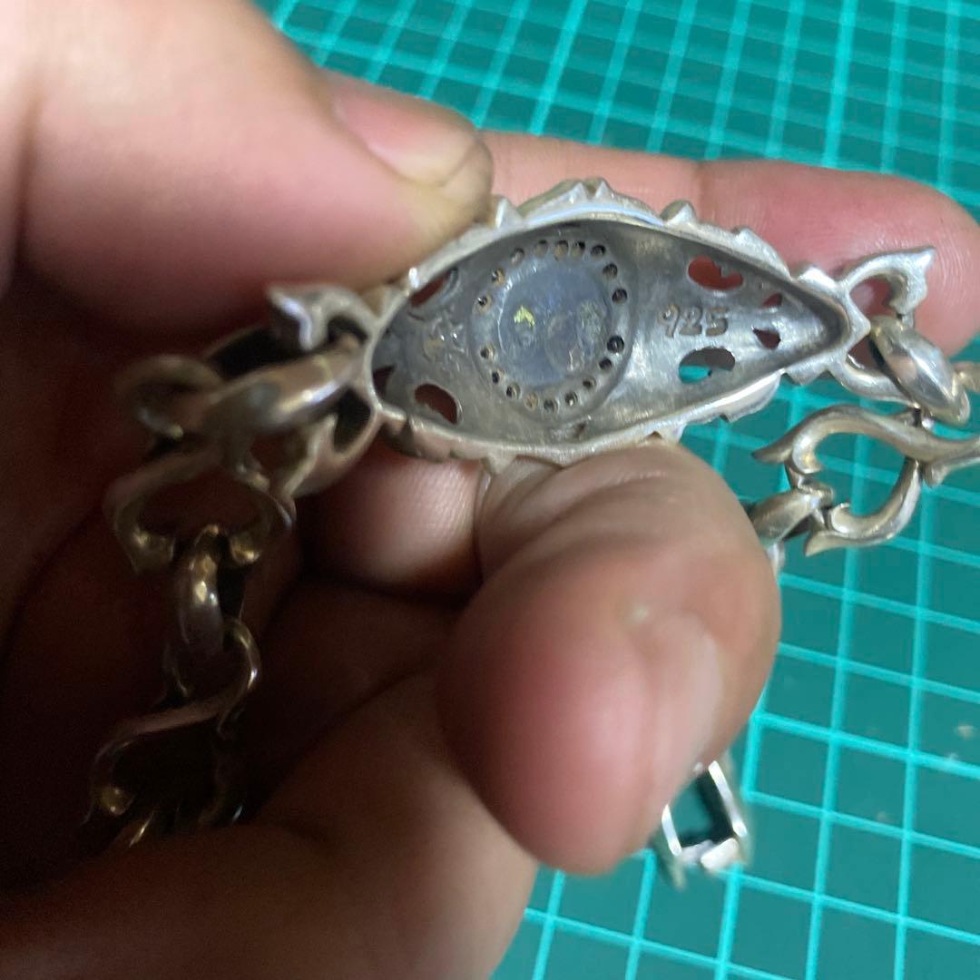 spear colle スピアコレ スカル チェーンブレスレット シルバー925