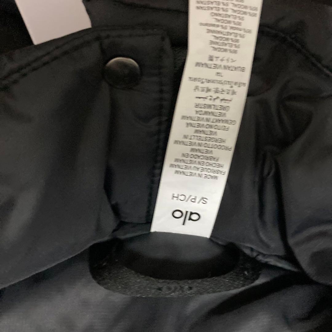 ALO YOGA ロゴ ダウンジャケット ブラック S