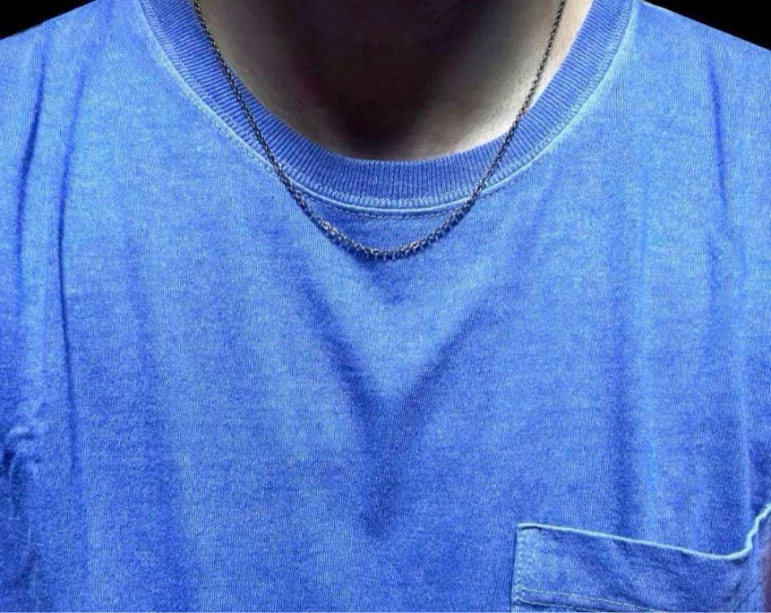 美品　GUCCI 2.2ミリ クロームチェーンネックレス